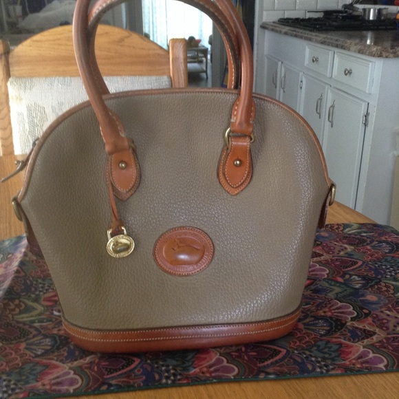 Dooney & Bourke Handbags - Vtg Dooney & Bourke Domed Satchel